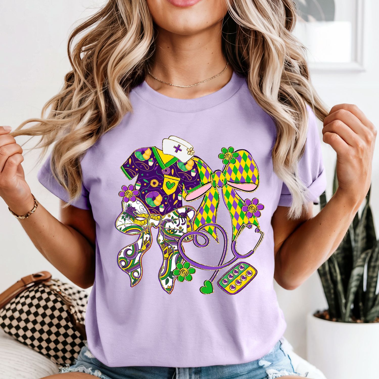 MARDI GRAS NURSE COQUETTE