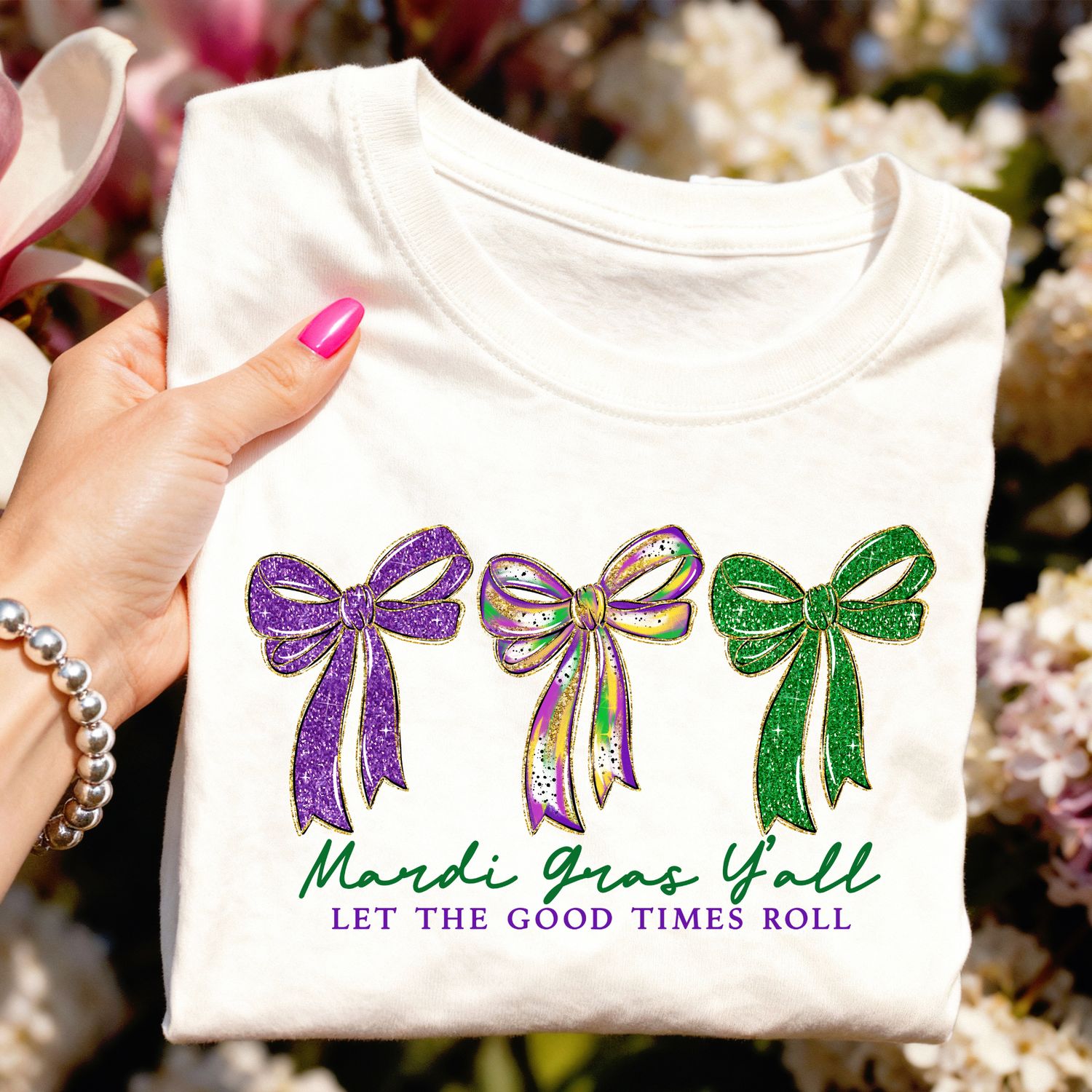 MARDI GRAS Y'ALL BOWS