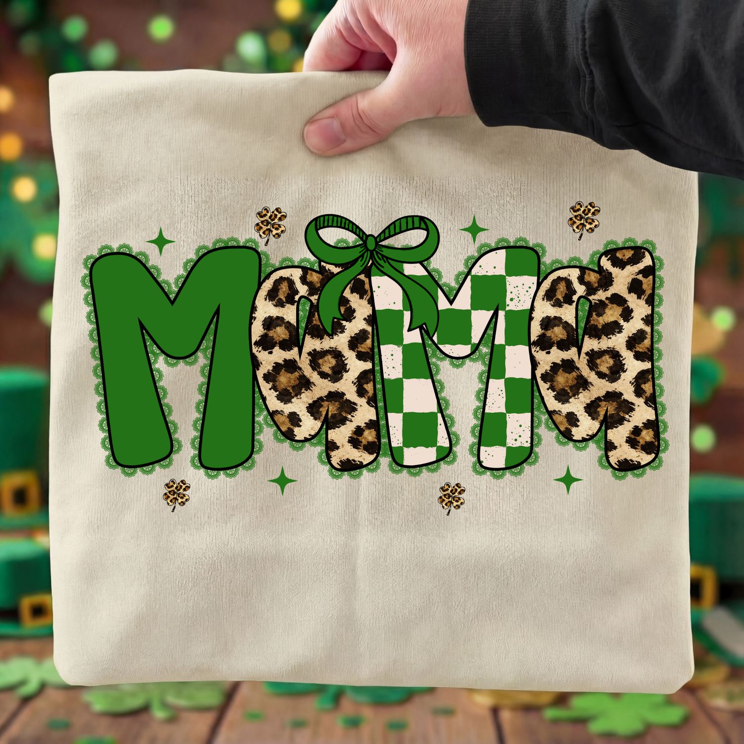 CHECKERED LEOPARD MAMA, GIGI, NANA, MIMI