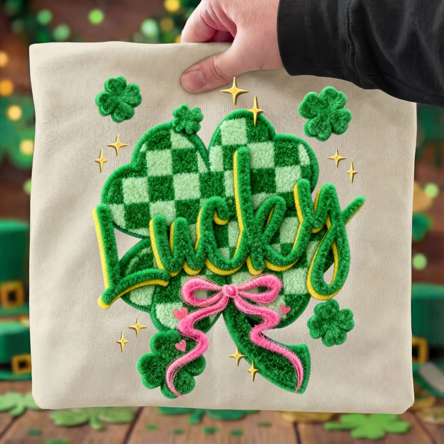 FUZZY LUCKY SHAMROCK