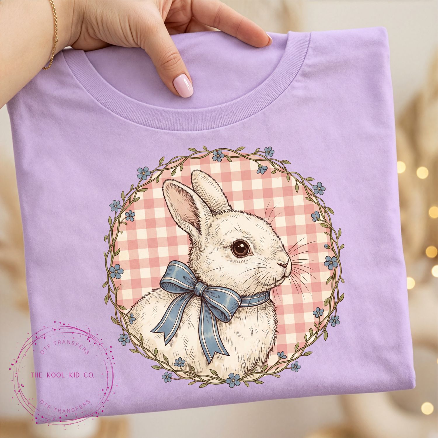 CHECKERED RETRO BUNNY