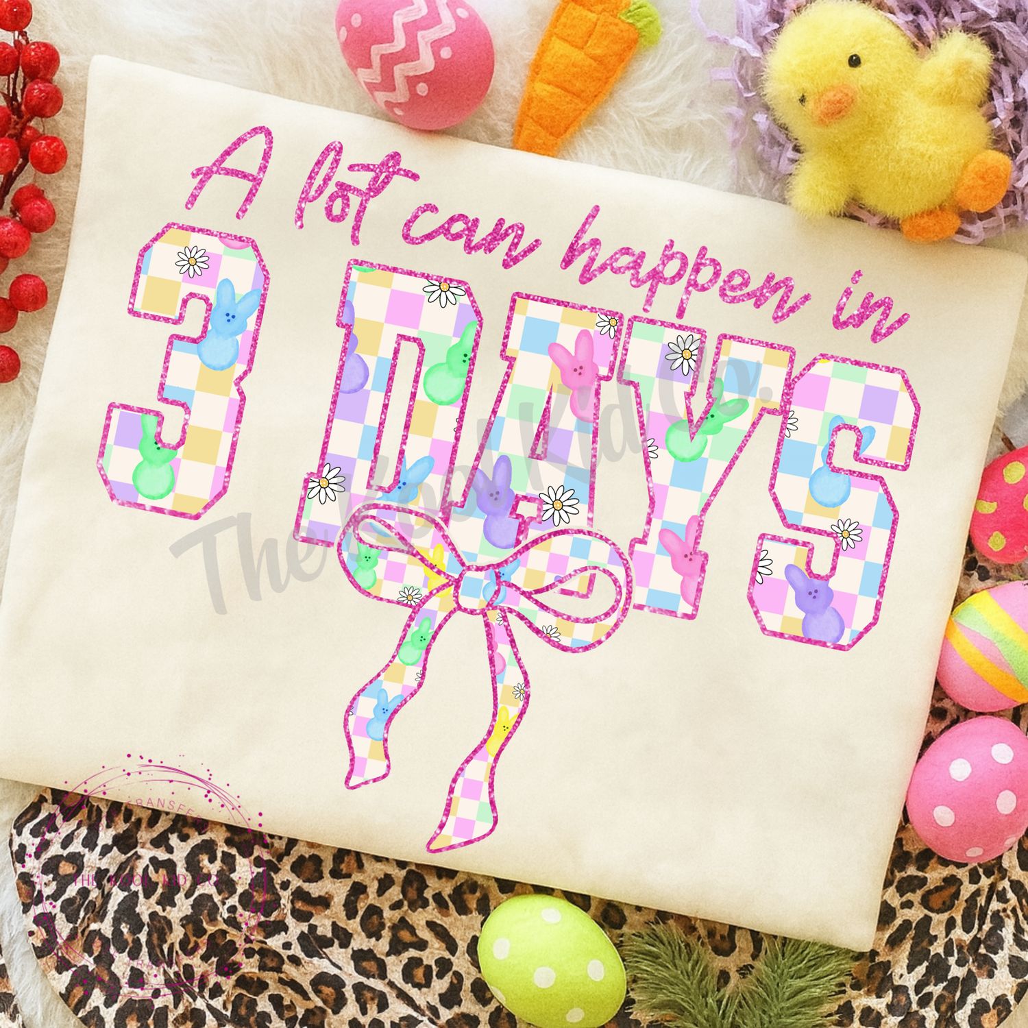 CHECKERED PEEPS ALOT CAN HAPPEN IN 3 DAYS