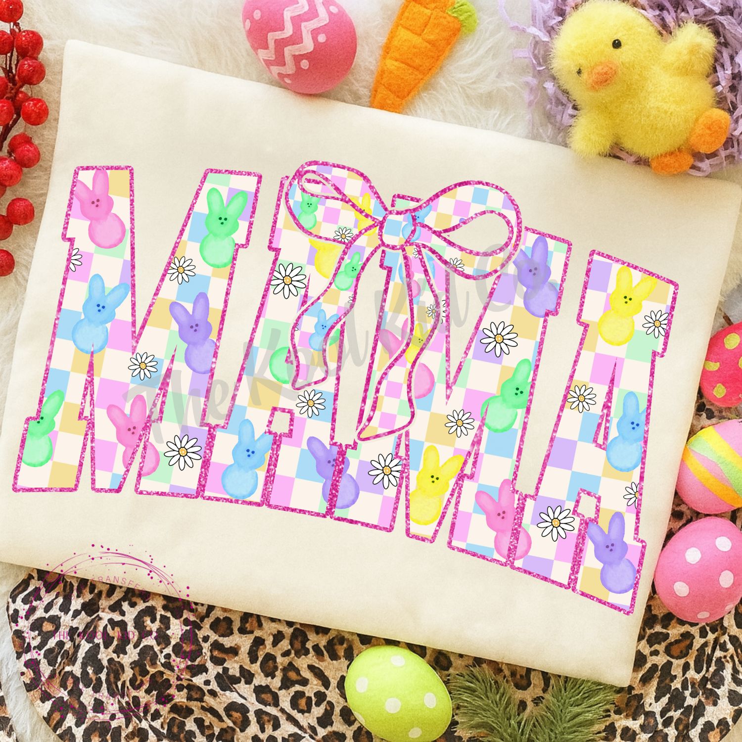 CHECKERED PEEPS MAMA