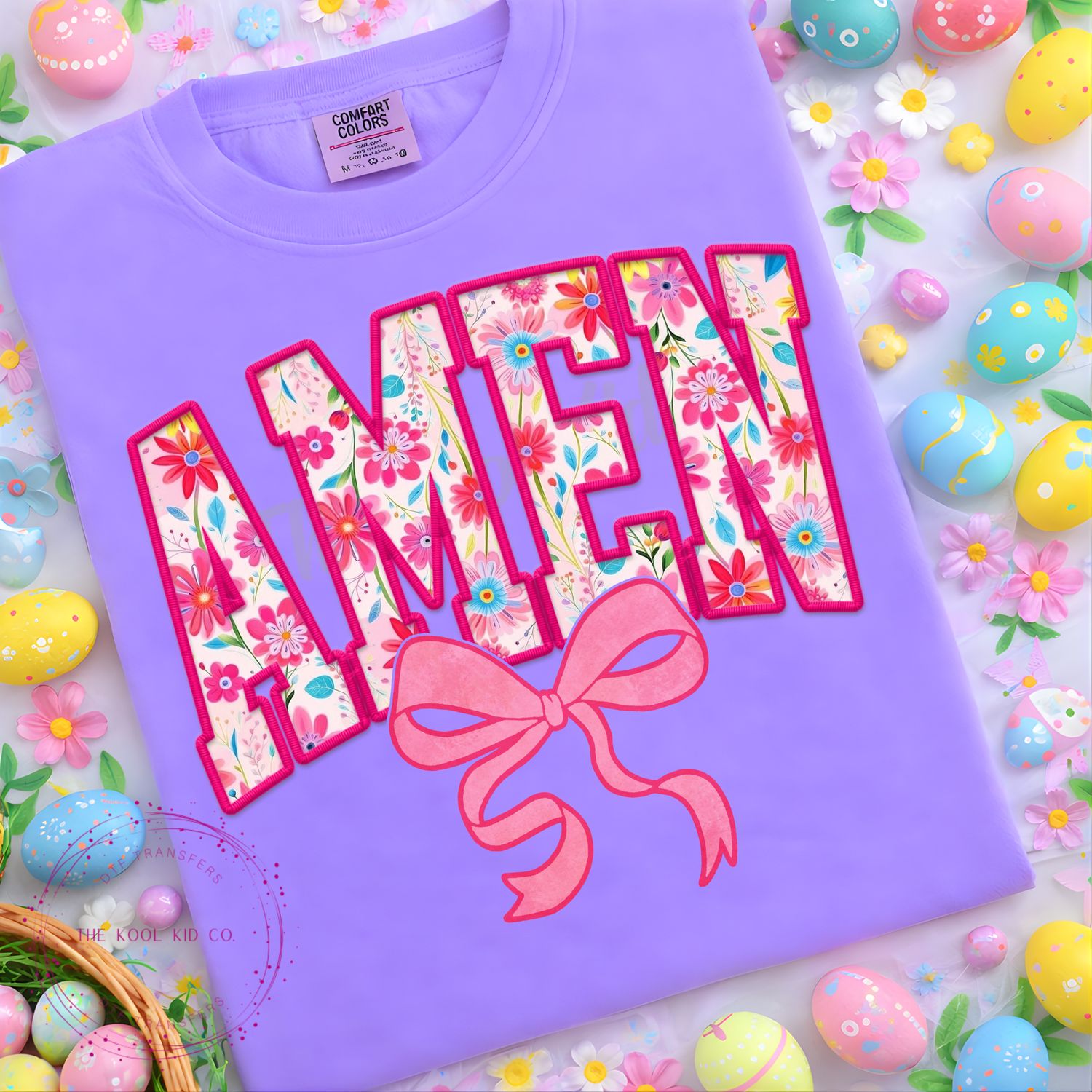 FAUX EMBROIDERY AMEN