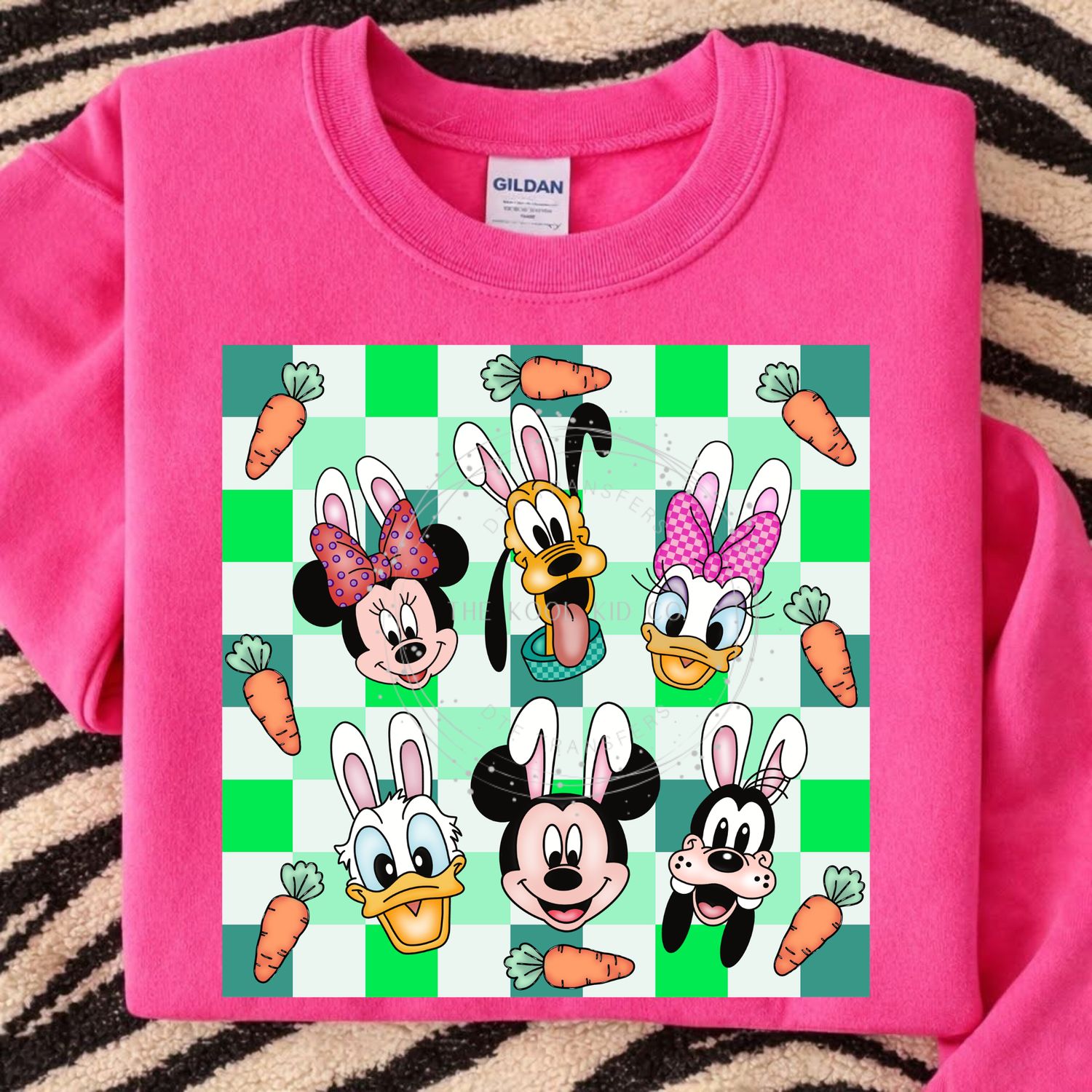 Mickey And Friends Checkered Easter