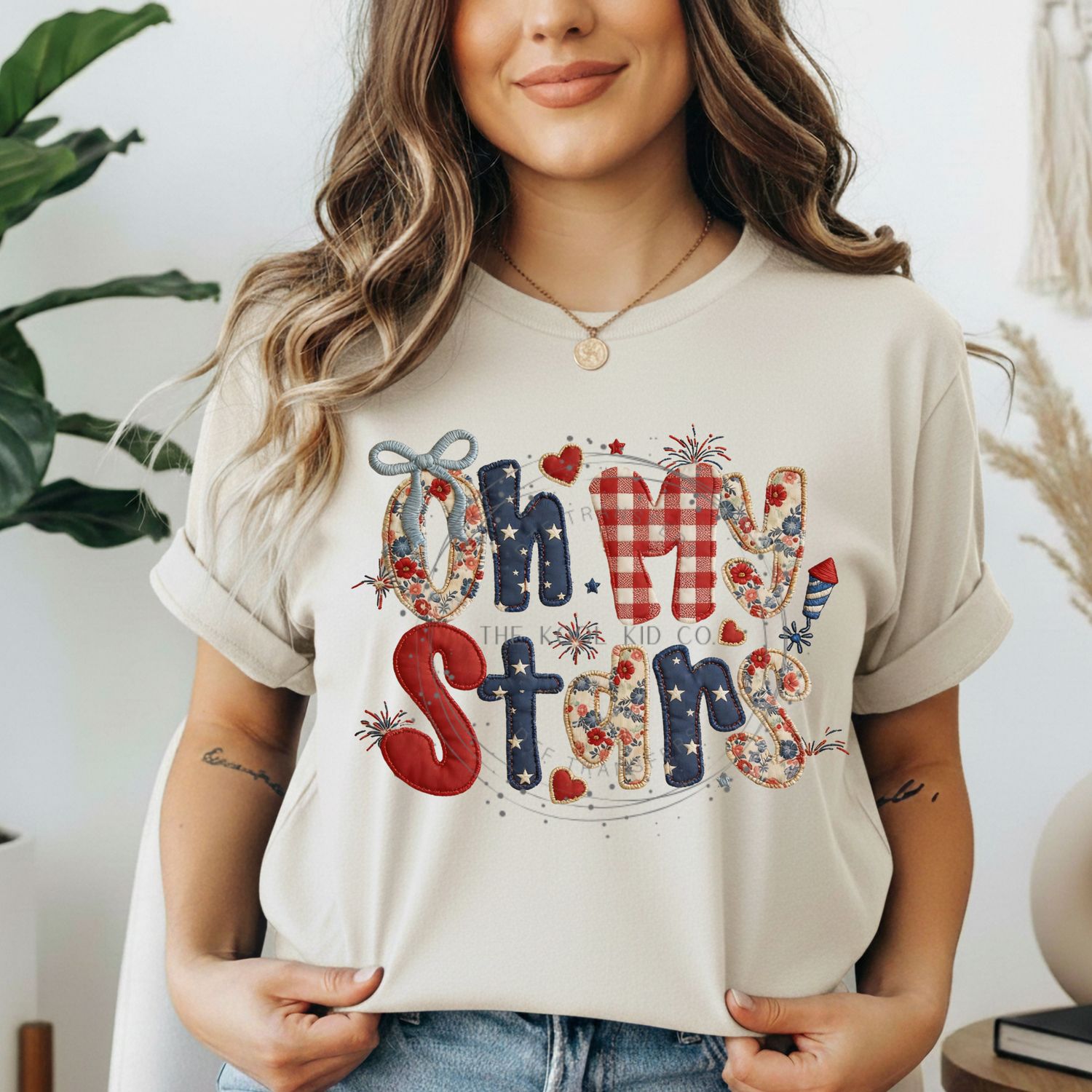 Patriotic Patchwork Oh My Stars