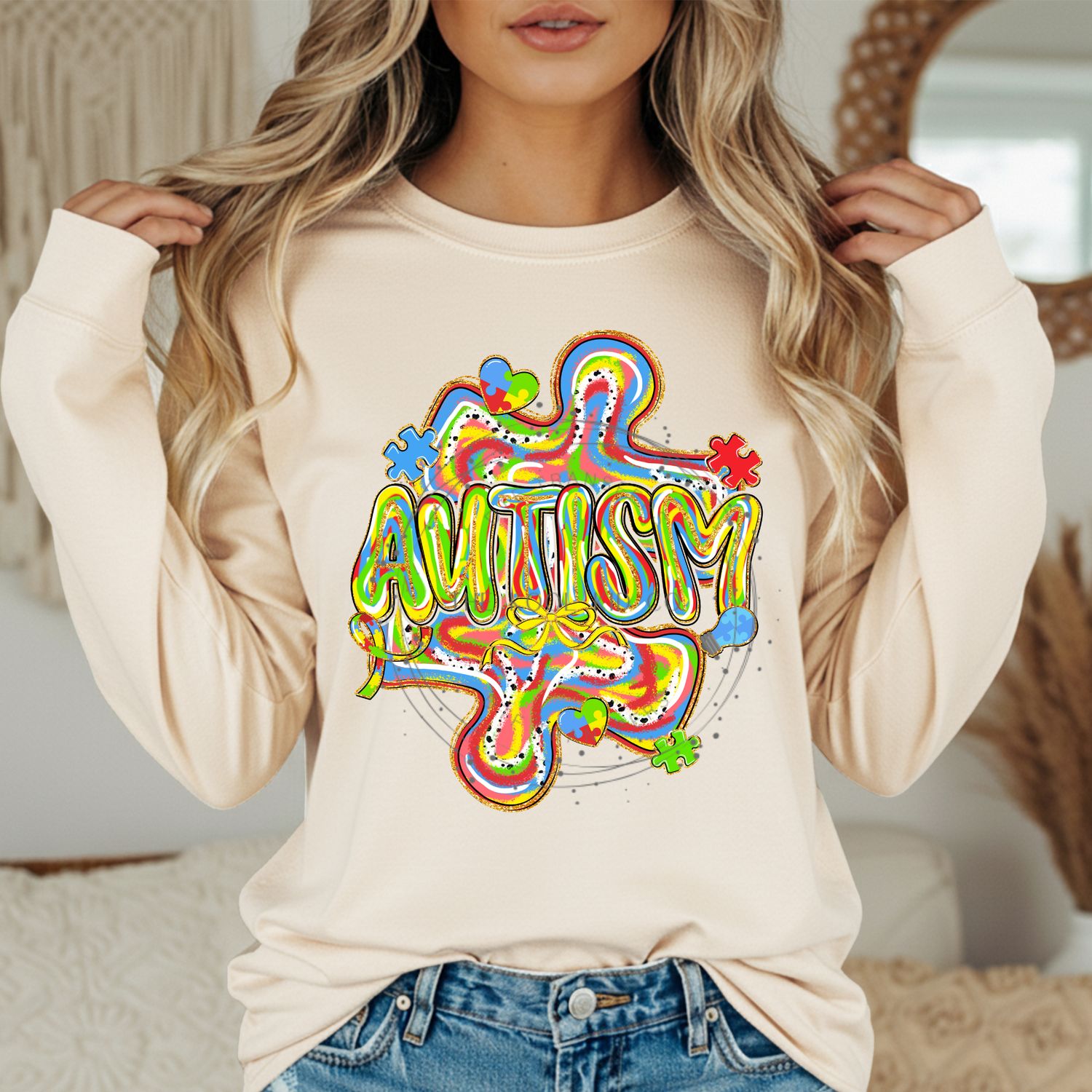 Brushstroke Autism Puzzle