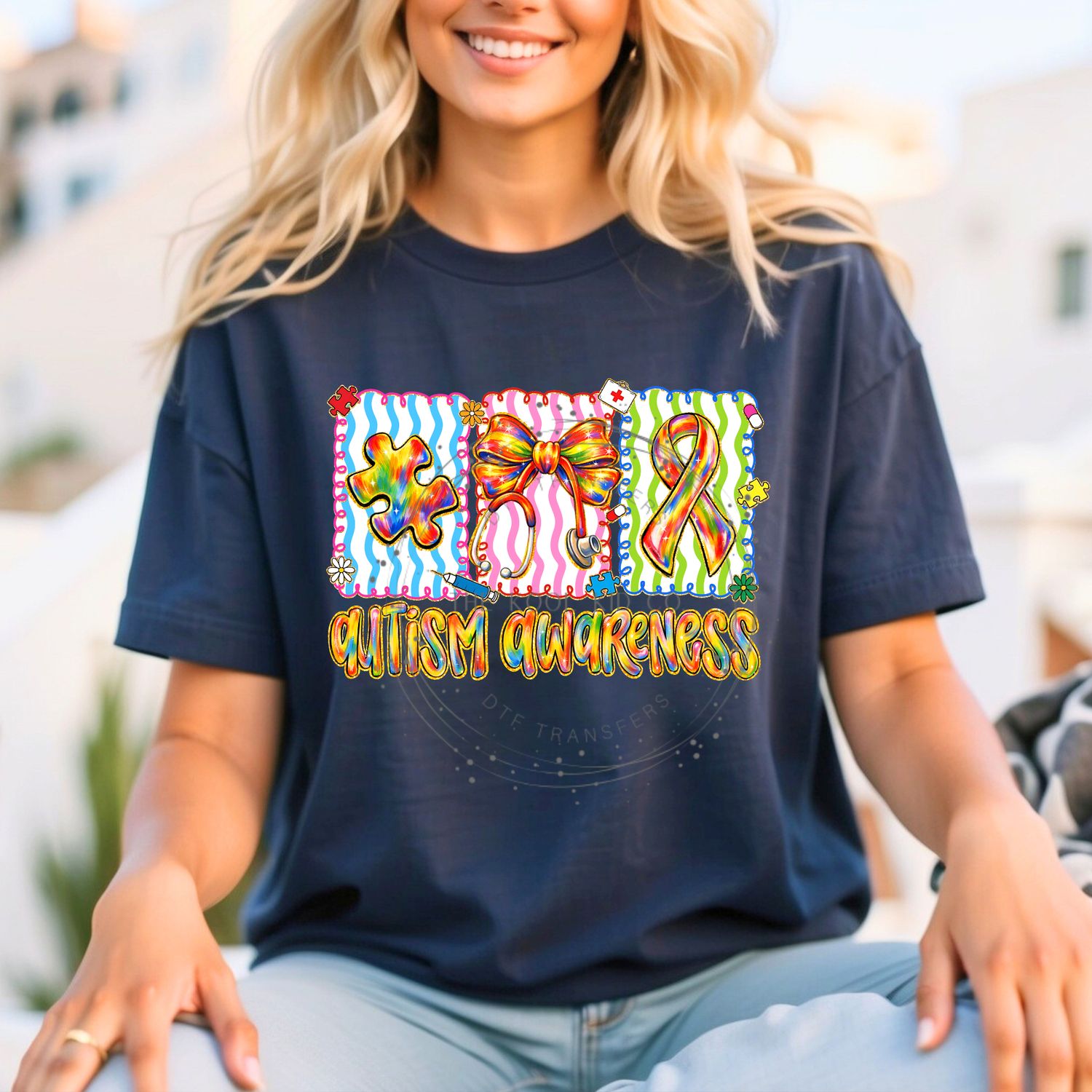 Autism Awareness Nurse Coquette