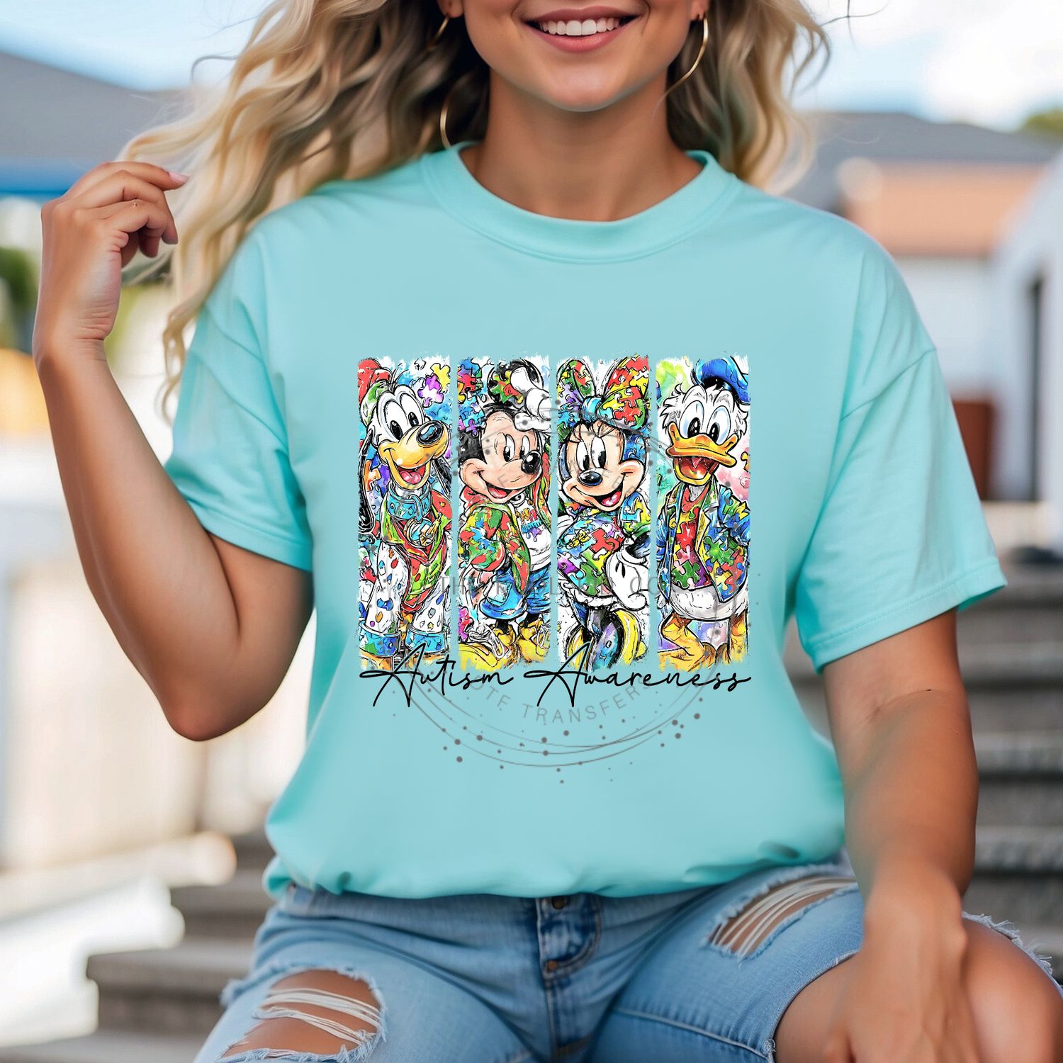 Autism Awareness Mickey and Friends