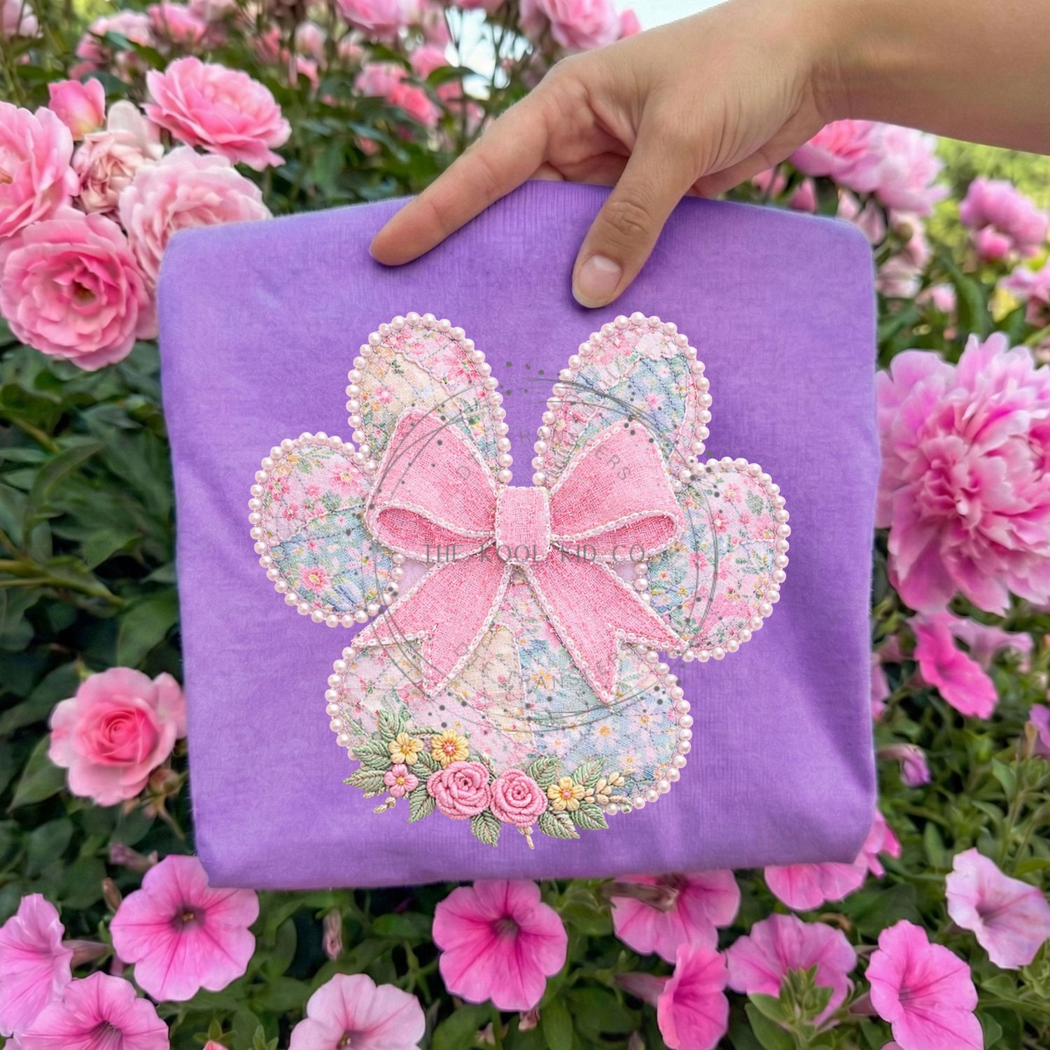 Floral Patchwork Pearl Dog Paw