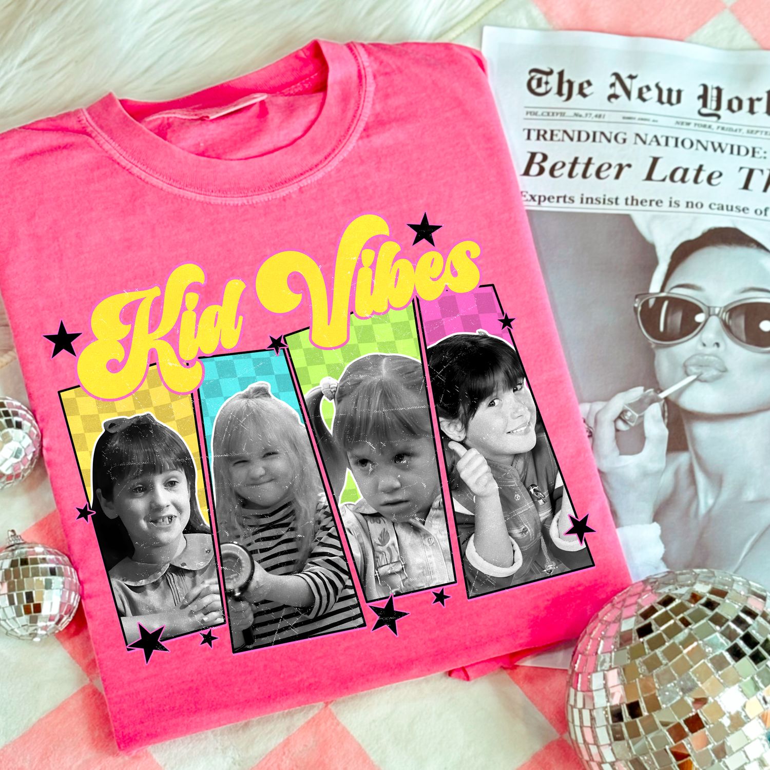 Retro 90's Kid Vibes Girl