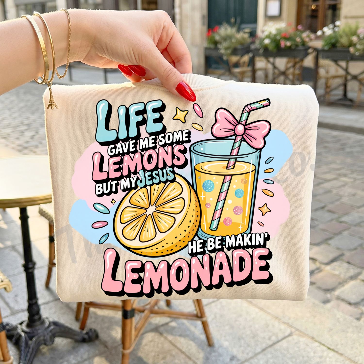 Life gave me some lemons but my Jesus he be makin lemonade