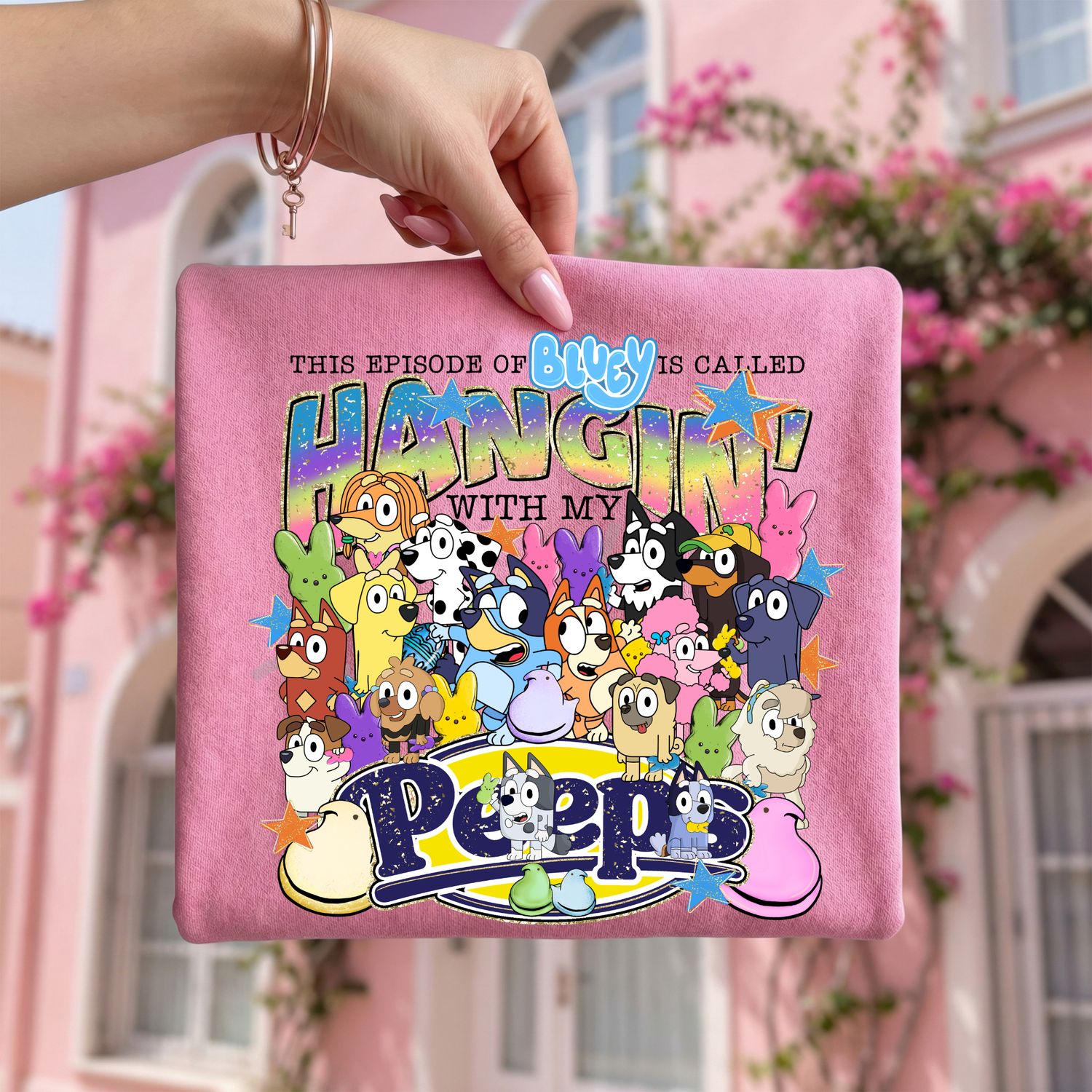 This episode of Bluey is called hangin' with my Peeps