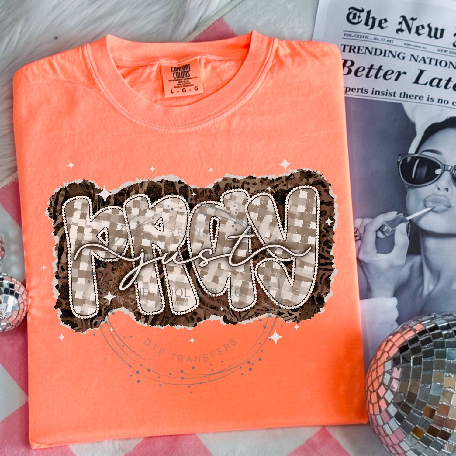 Leopard Checkered Just Pray