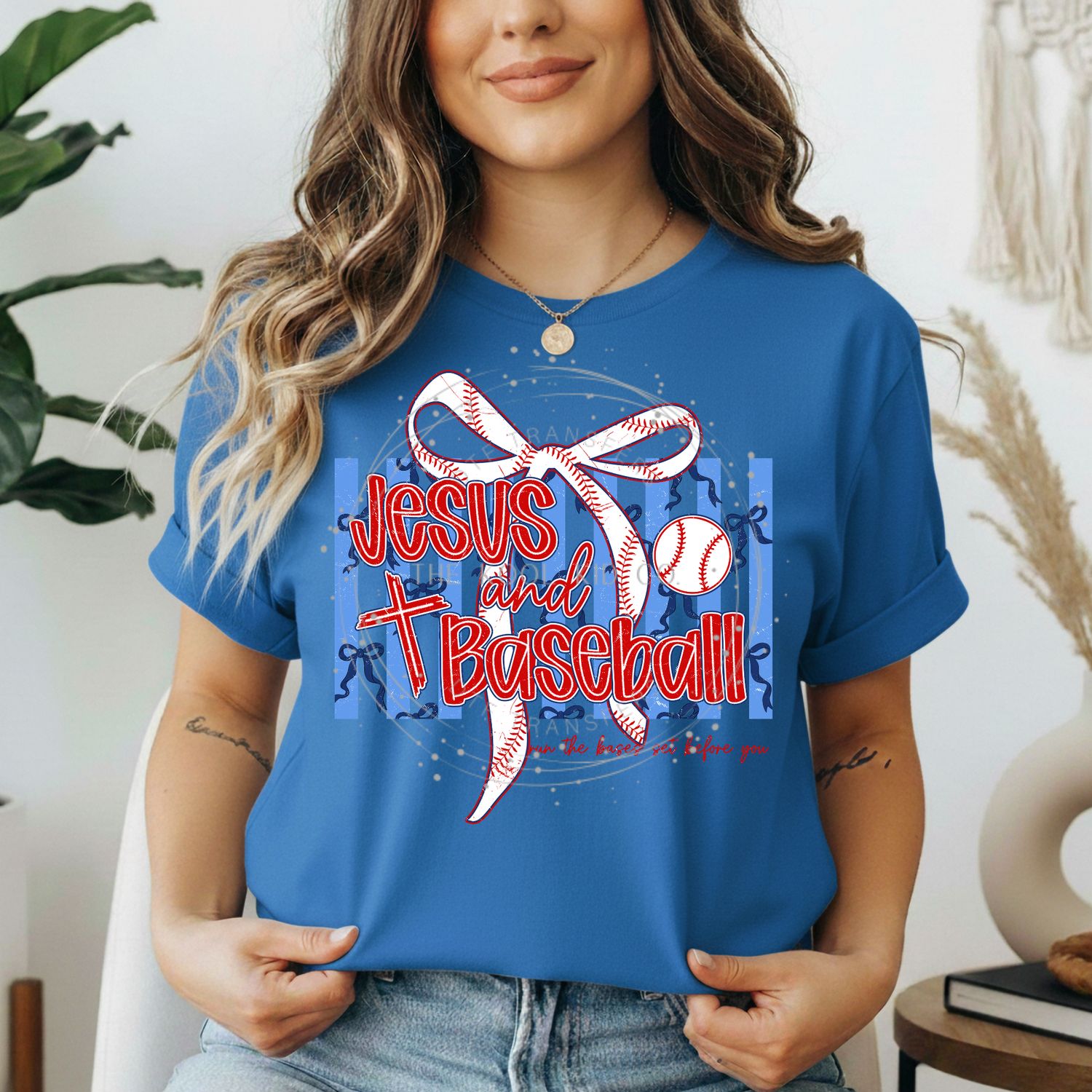 Jesus And Baseball Run The Bases Set Before You