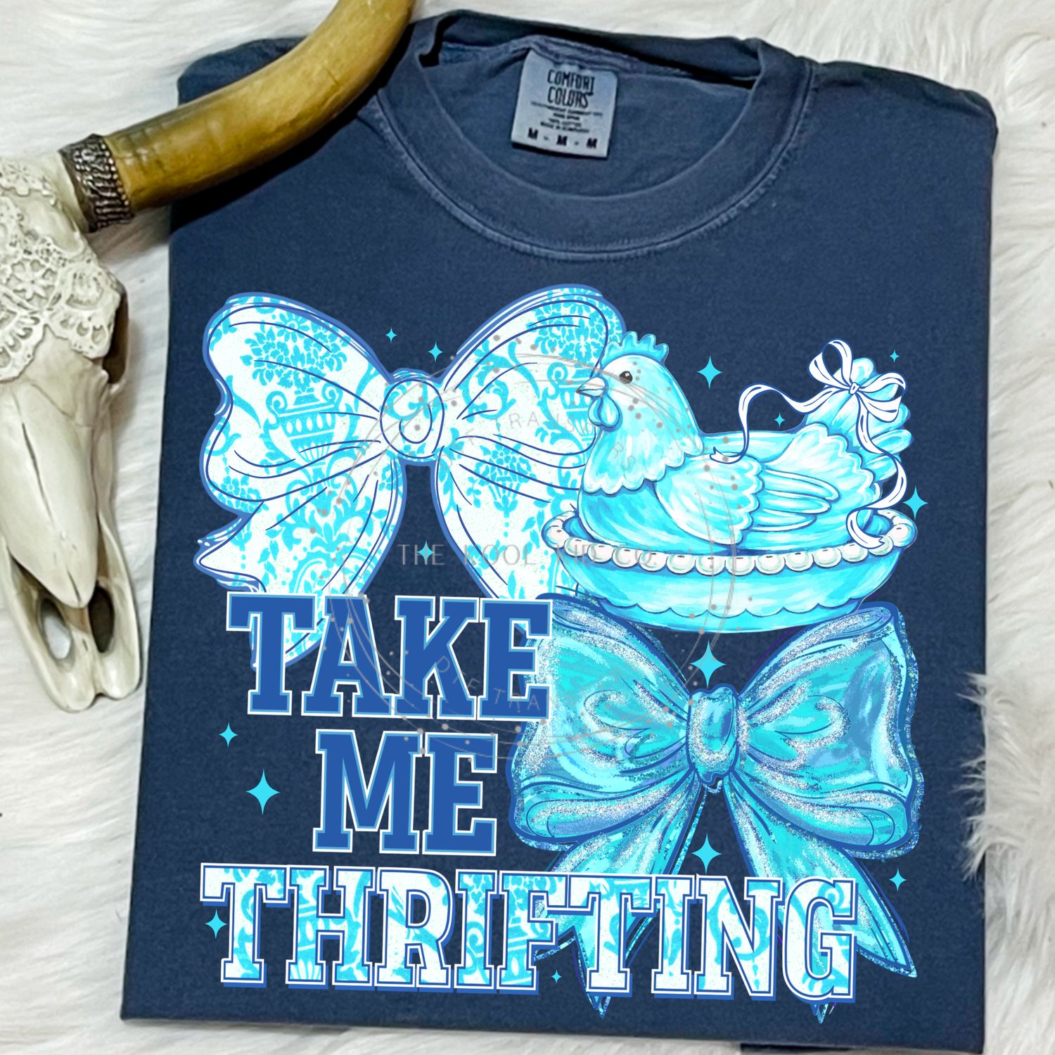 Take Me Thrifting Hen With Bows