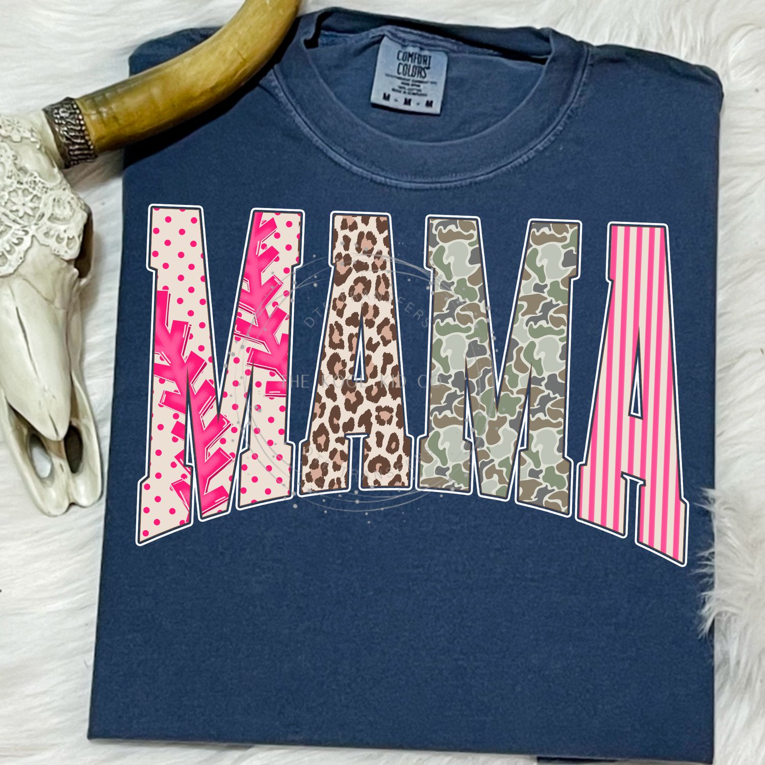 Leopard Camo Baseball Mama