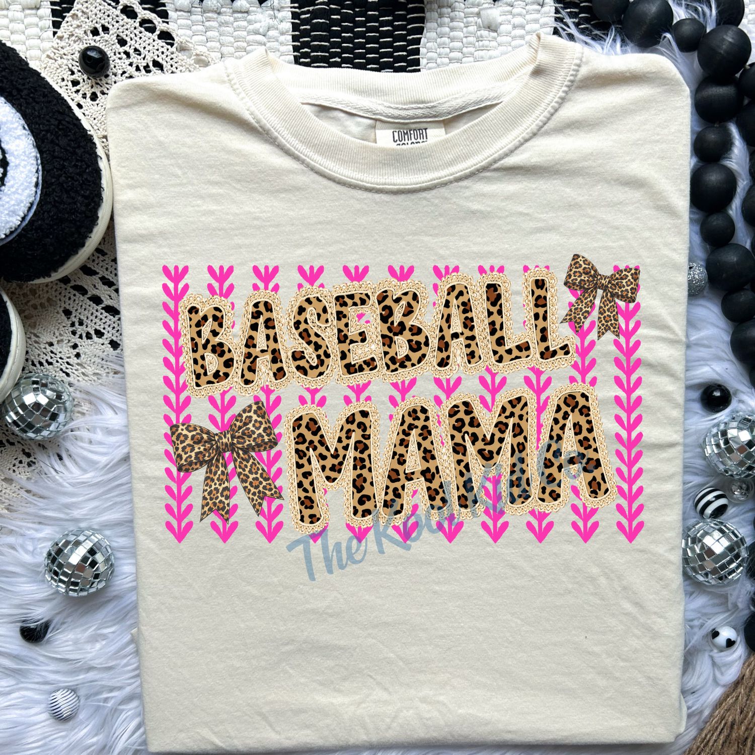 Leopard Baseball Mama Coquette