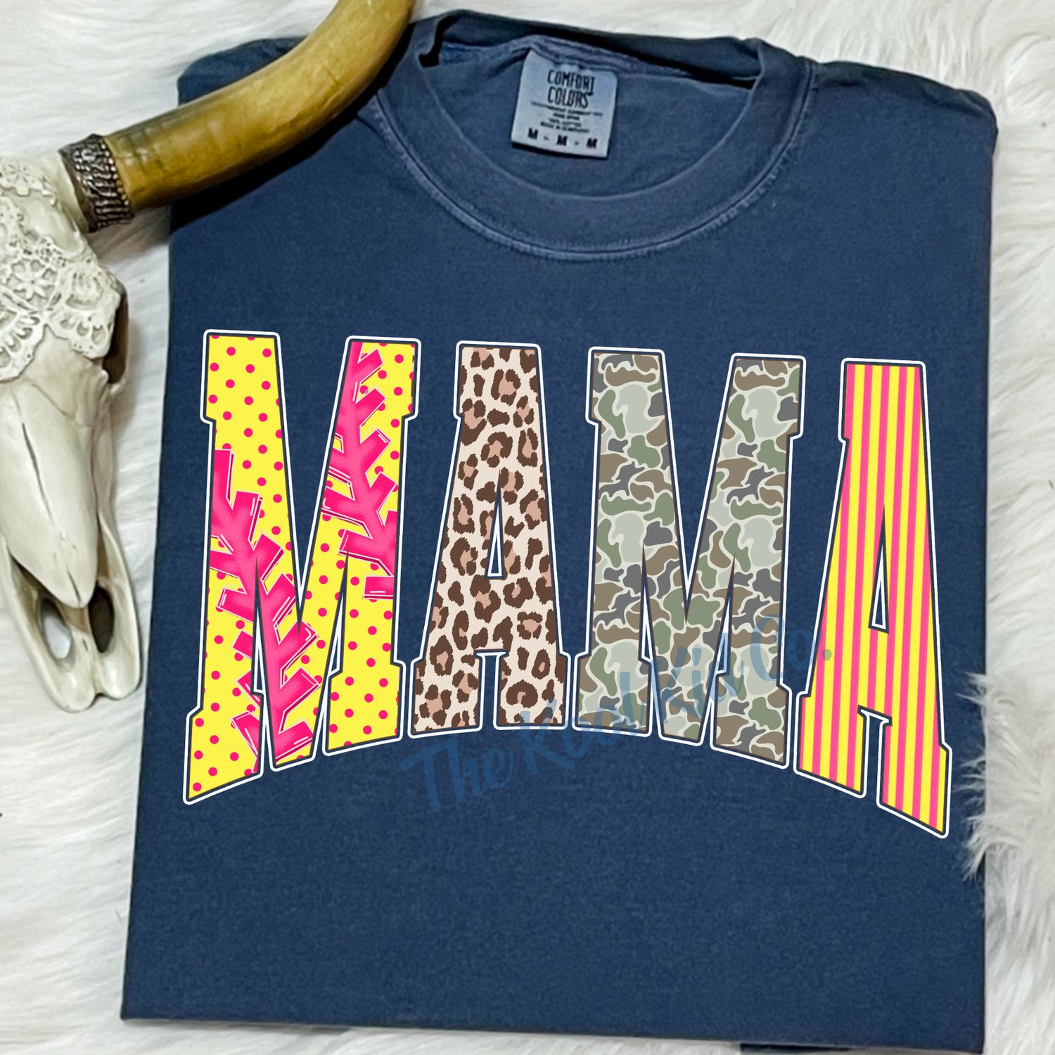 Leopard Camo Softball Mama