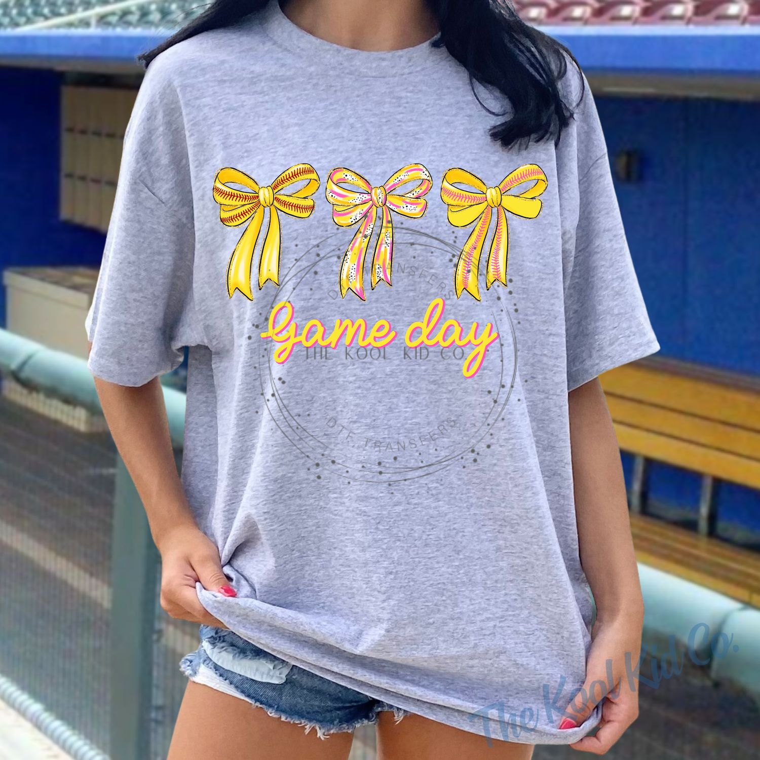 Softball Game Day Bows