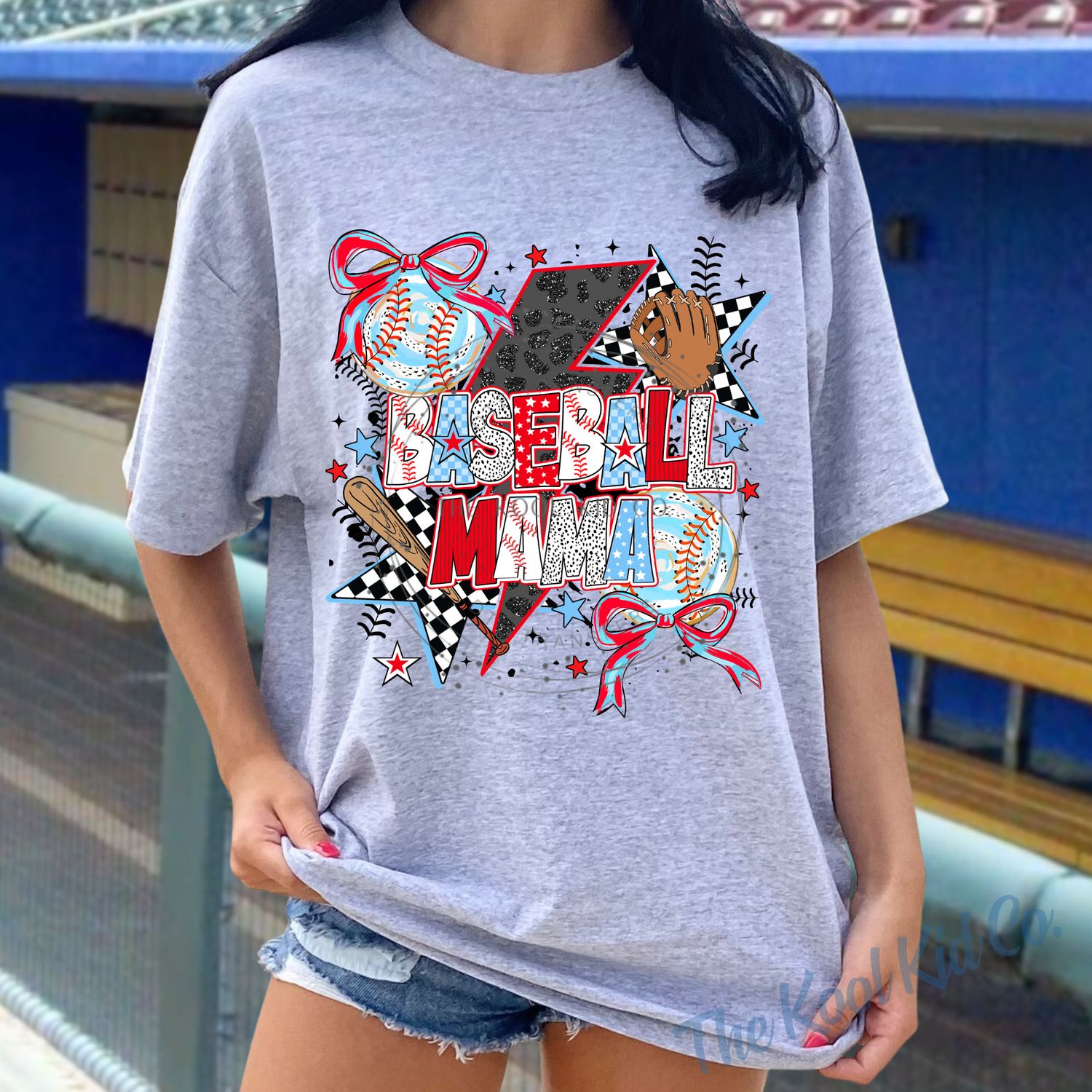 Preppy Baseball Mama