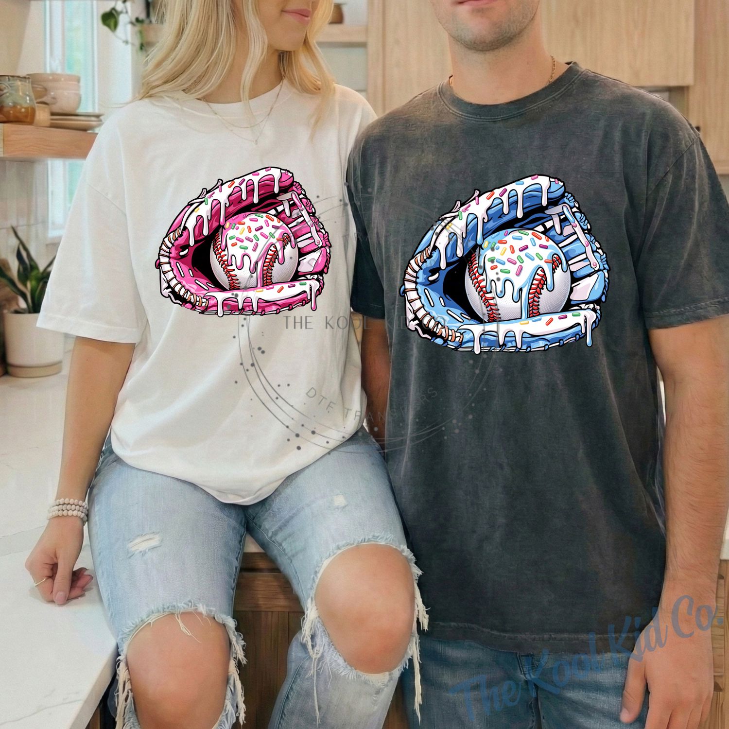 Ball And Glove Ice Cream Drip