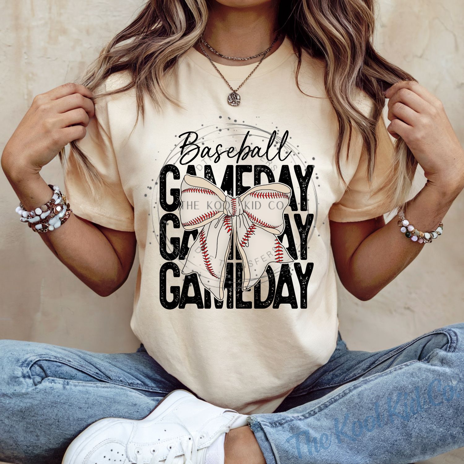 Baseball Game Day With Bow