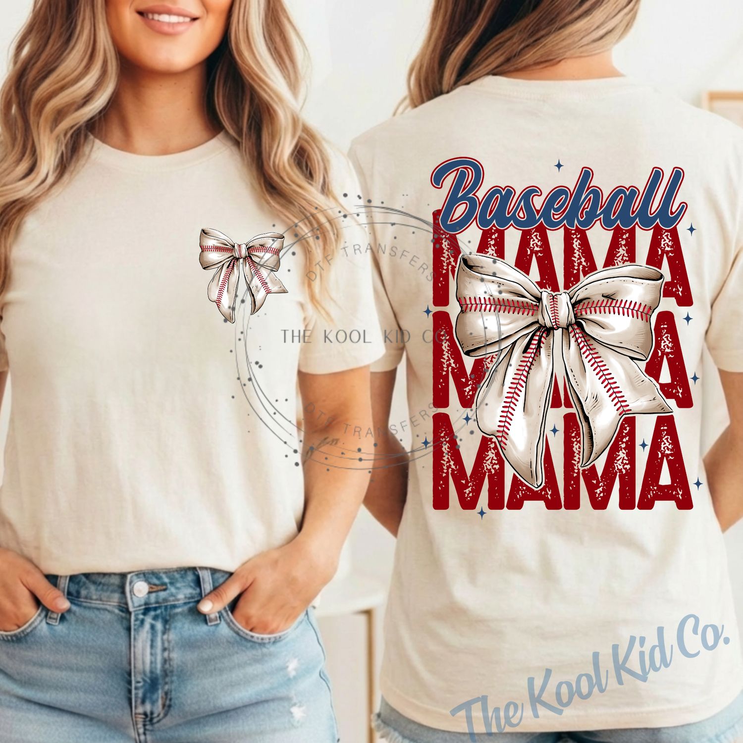 Baseball Mama Bow
