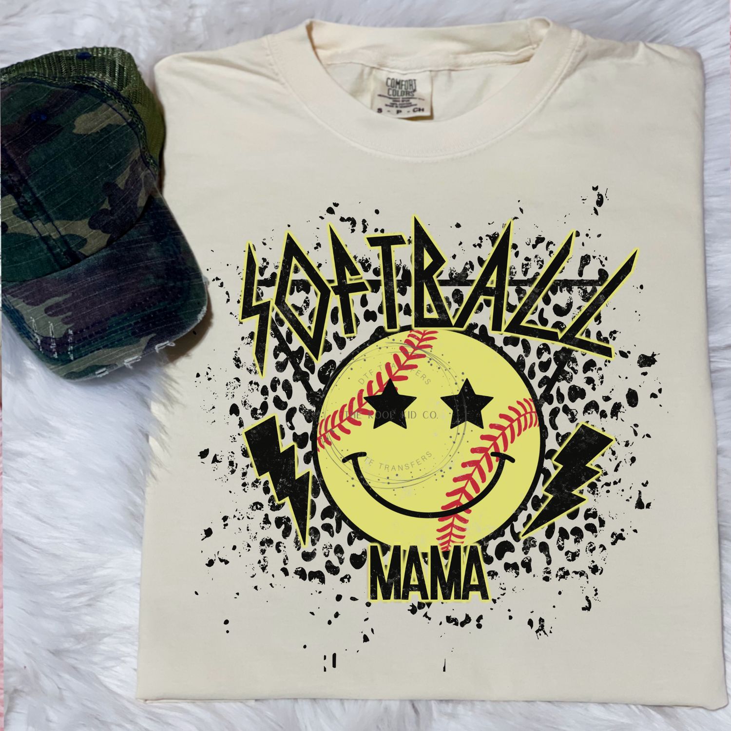 Softball Mama Smiley