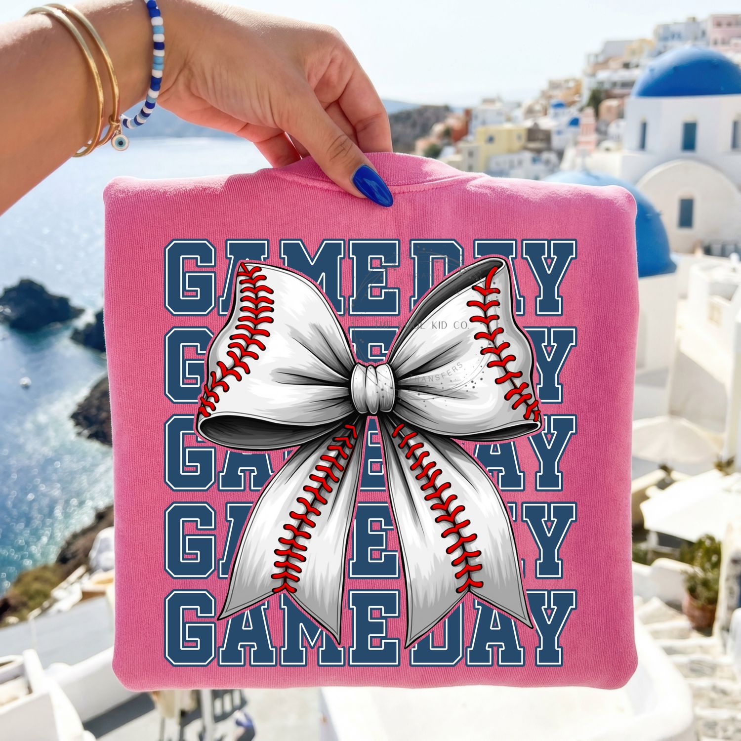 Game Day Baseball Bow