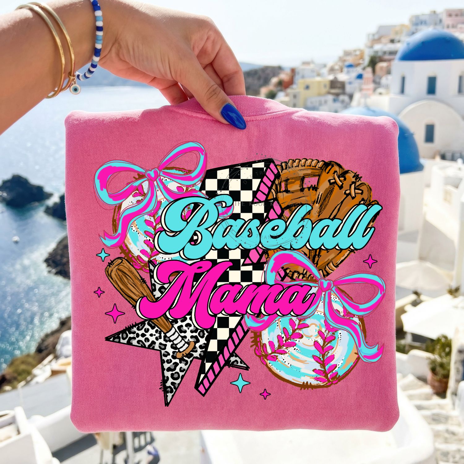 Preppy Baseball Mama