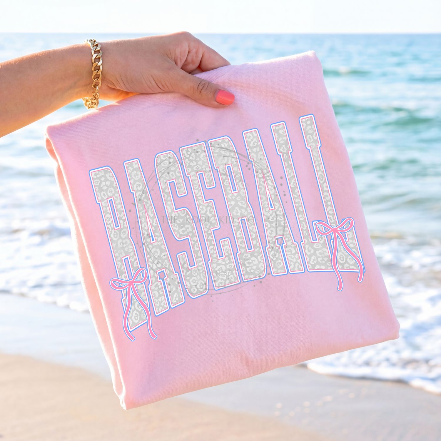 Preppy Leopard Baseball