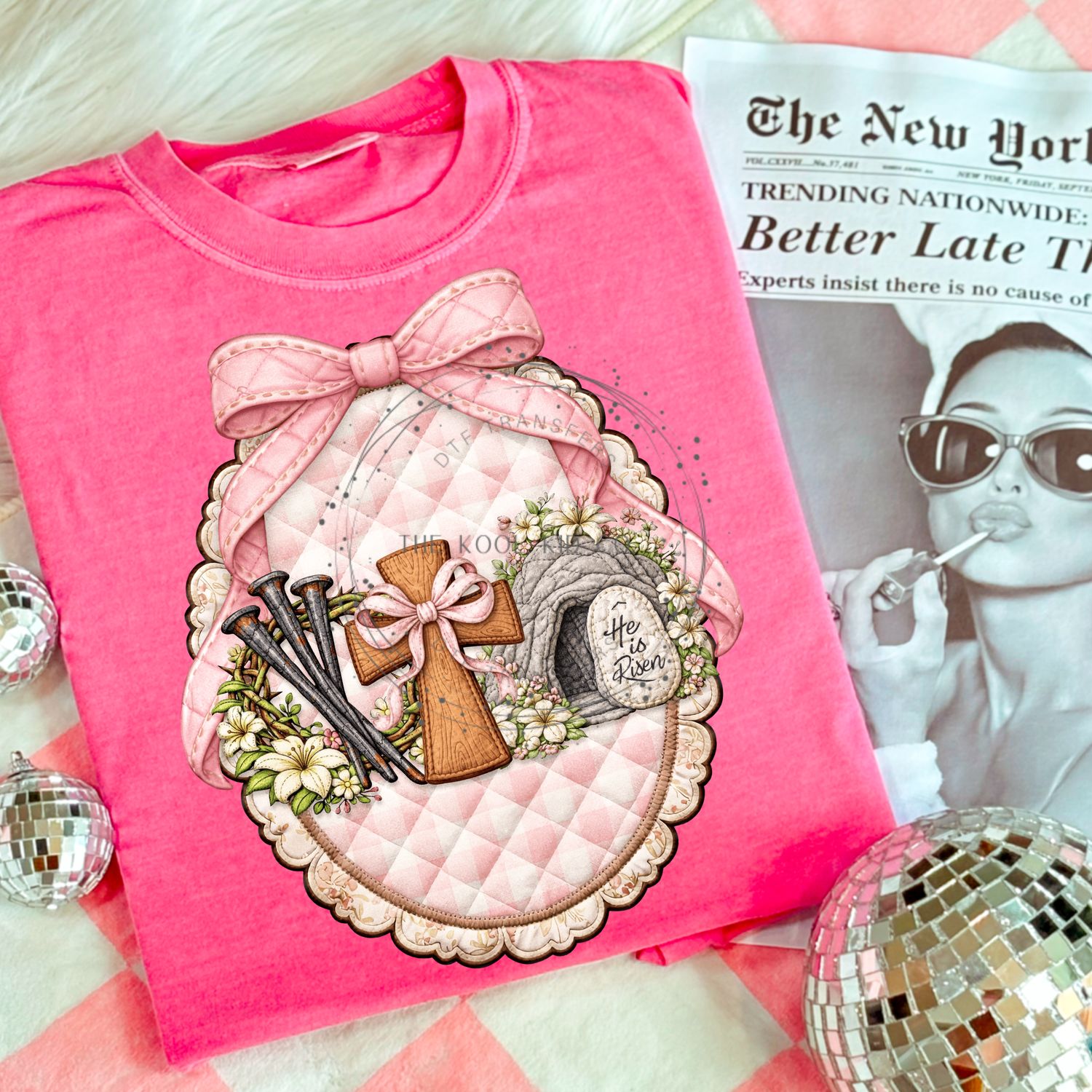 Retro He Is Risen Coquette