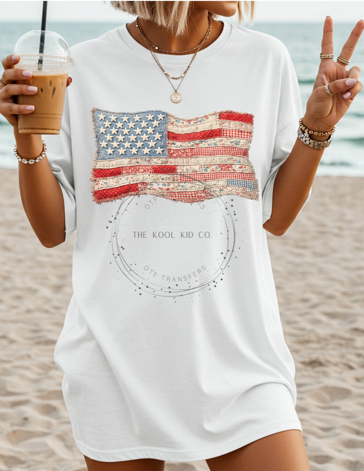 Patchwork American Flag