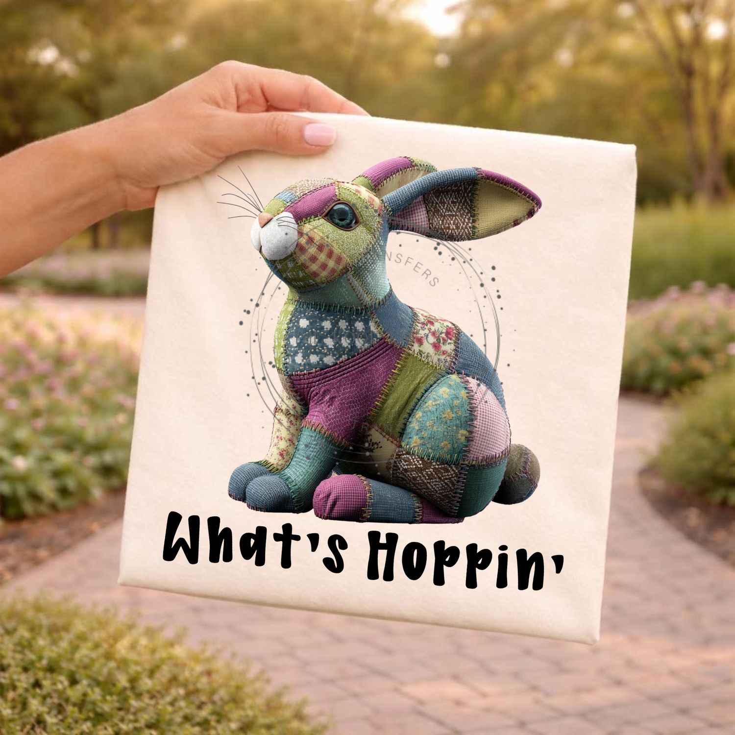 What's Hoppin' Patchwork Bunny