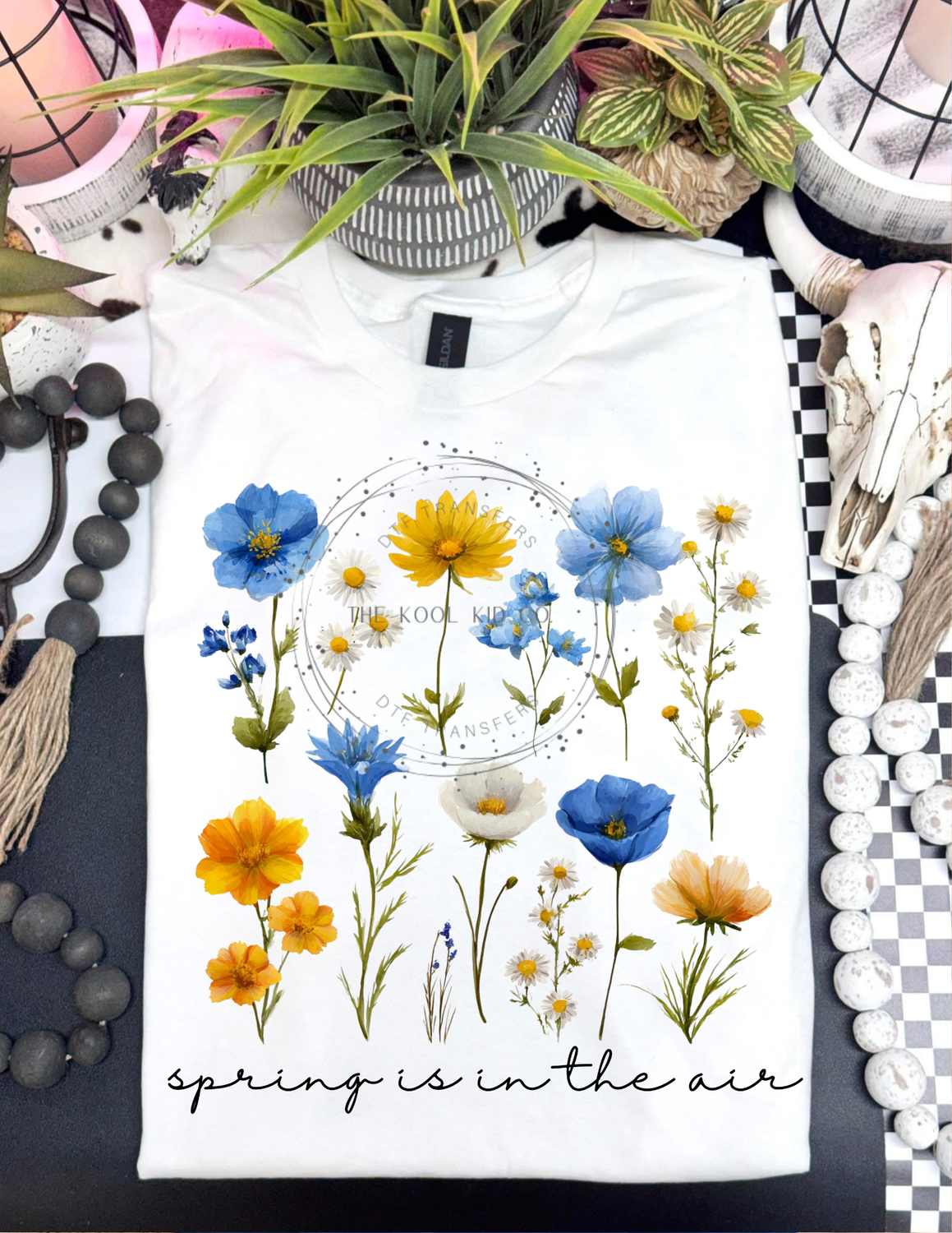 Spring Is In The Air Flower Collage