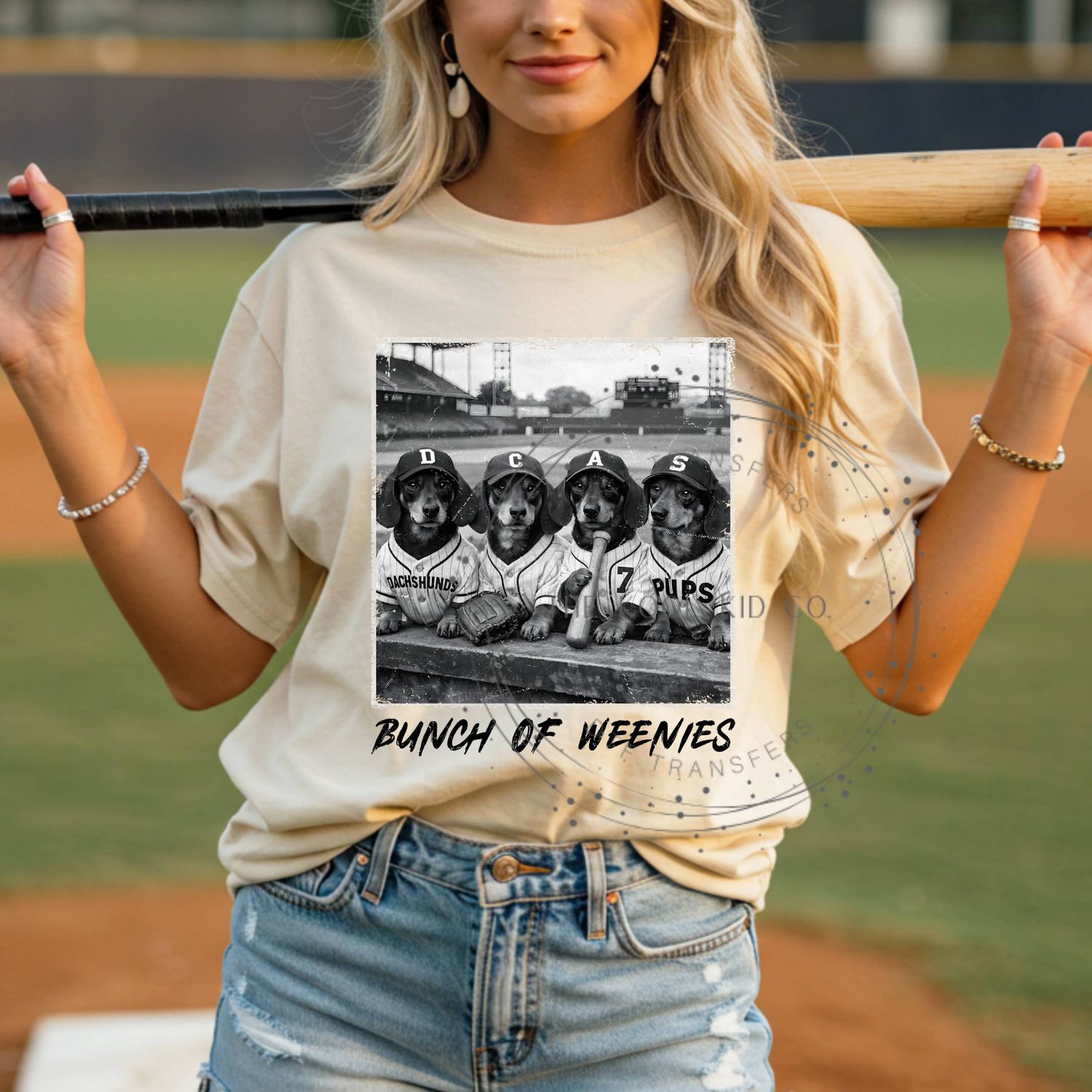 Bunch Of Wieners Dachshund Baseball Dogs