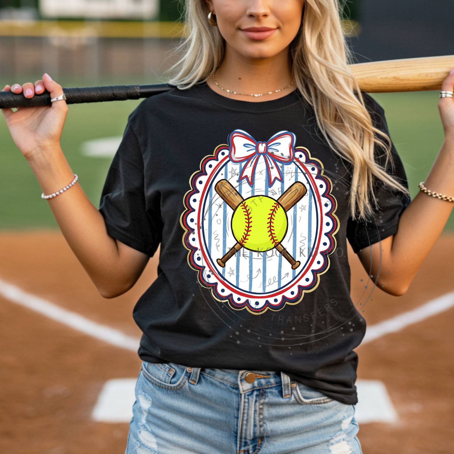 Retro Softball Coquette