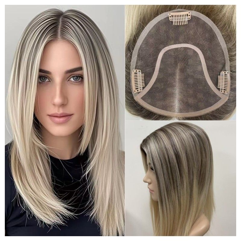 GL-07 Mono Top is premium women&#39;s chinese remi hair topper from GL hair