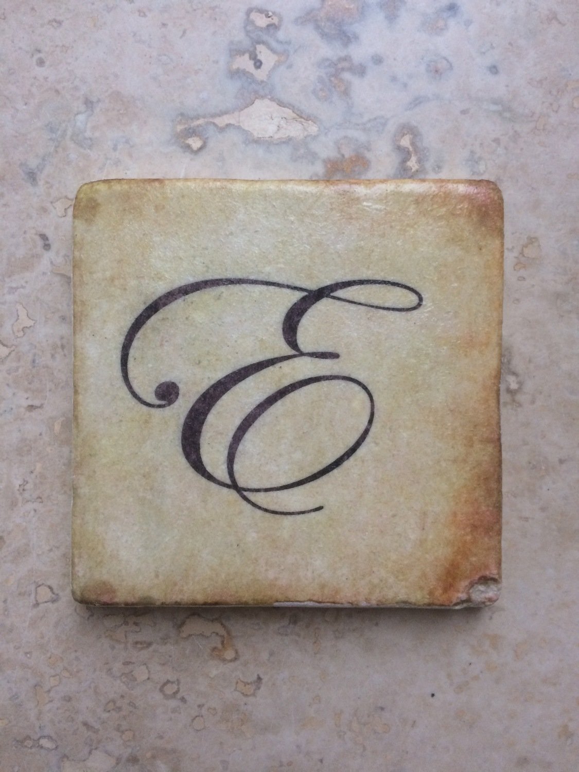 Coaster &quot;letter of the alphabet&quot;