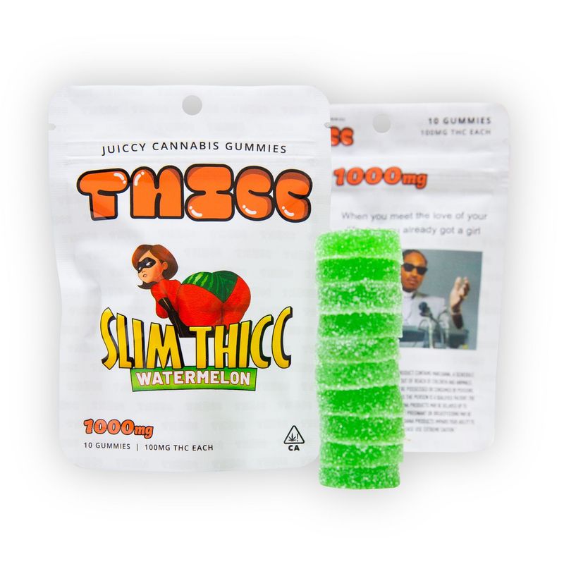 1000mg Thicc Gummies Watermelon