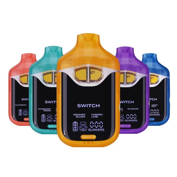 Boutiq Switch Live Rosin 2G disposable | Blinker Berry | INDICA | THC 90.06%