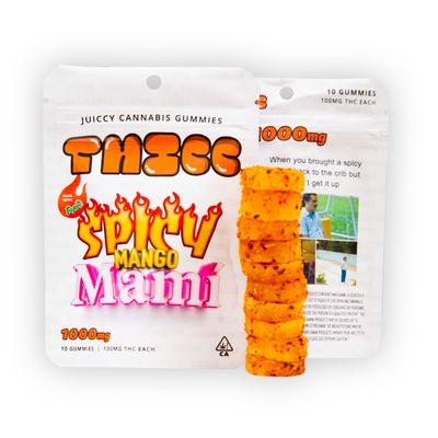 1000mg Thicc Gummies Spicy Mango