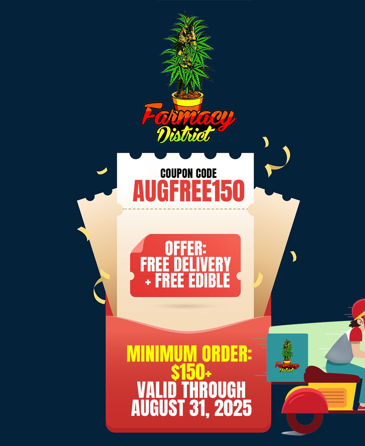 FREE DELIVERY+FREE EDIBLE