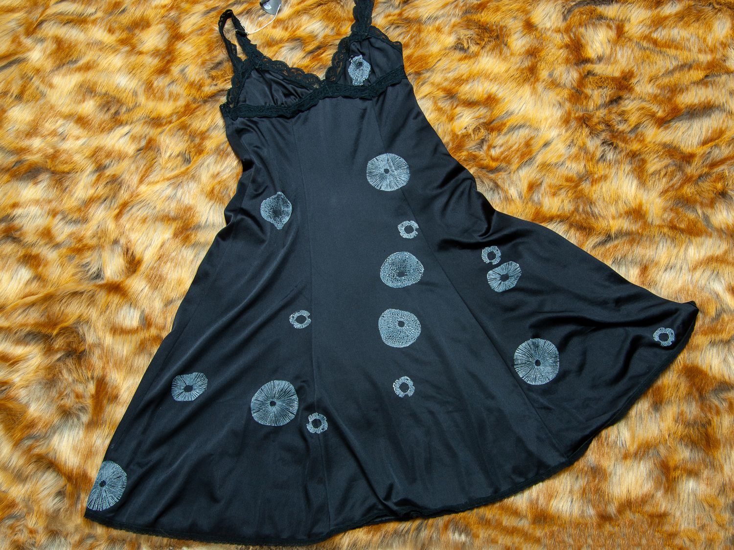 WEARS -Upcycled Hand Printed Slip Dress