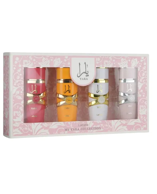 Coffret My Yara Collection – Lattafa (4 x 25ml Eau de Parfum)
