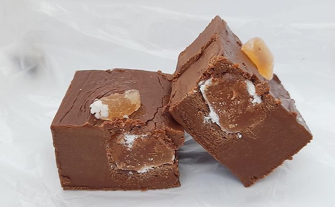 Chocolate Turkish Delight Fudge 100g