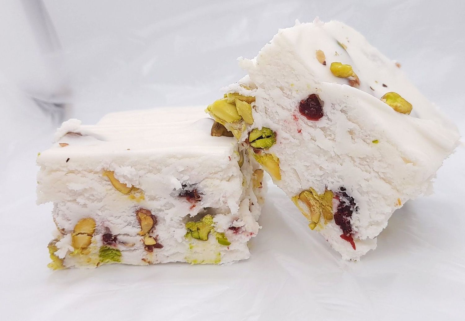 Cranberry Pistachio Nougat 100g