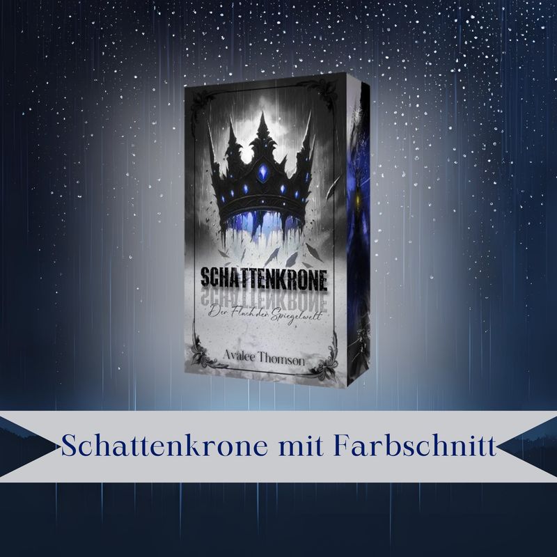 Schattenkrone - Der Fluch der Spiegelwelt - Buch mit Farbschnitt