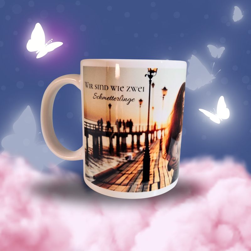Zwischen Zeilen und Herzen - Tasse